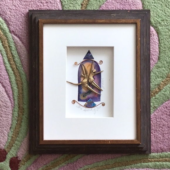 The Spirit of Two signed mixed media original art - Picture 1 of 8